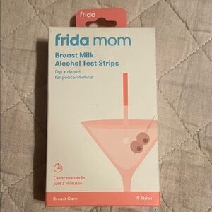 Frida Mom Breast Milk Alcohol Test Strips - Pink